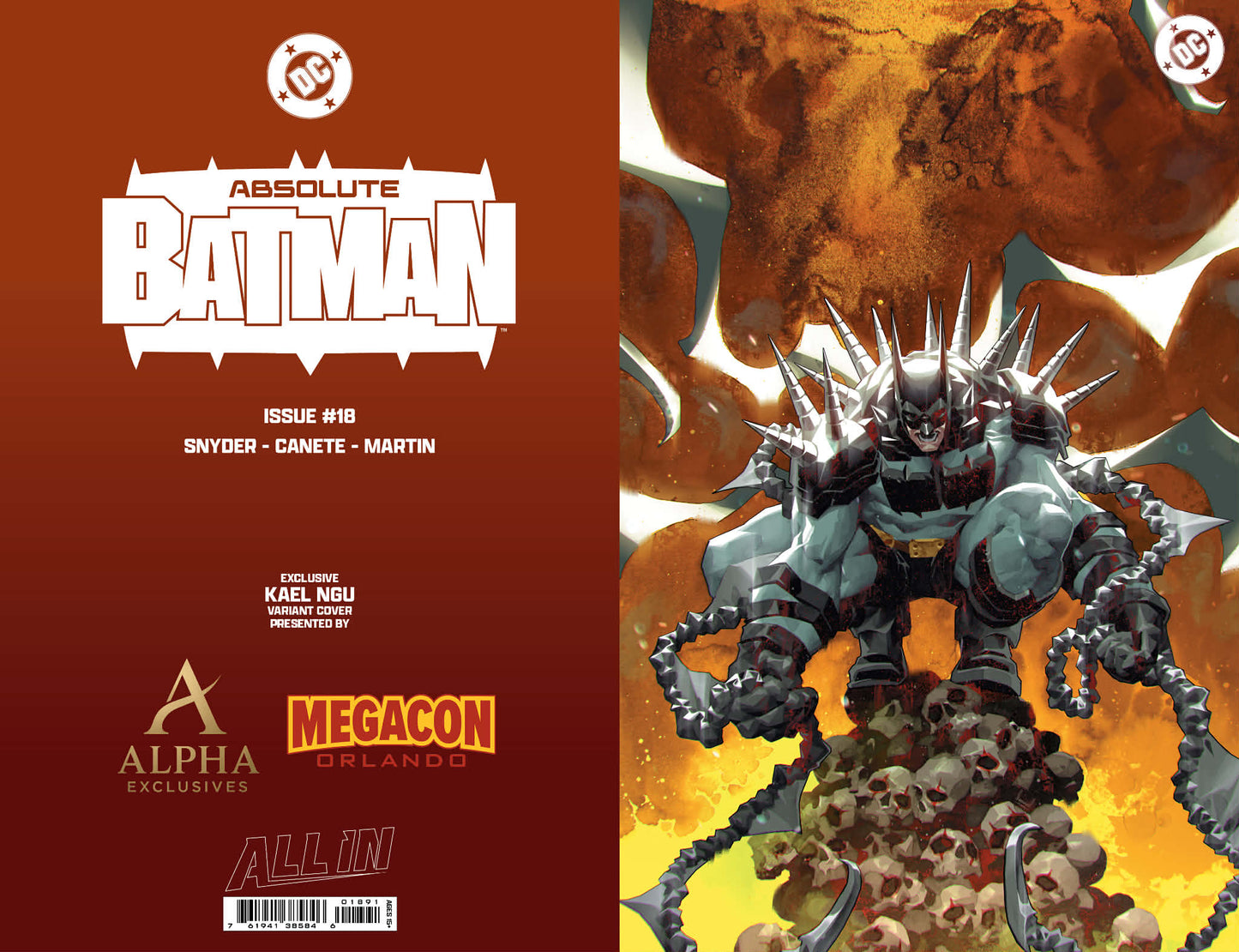 Absolute Batman #18 - (Ngu Megacom Exclusive Trade Dress / Virgin / Foil Set)