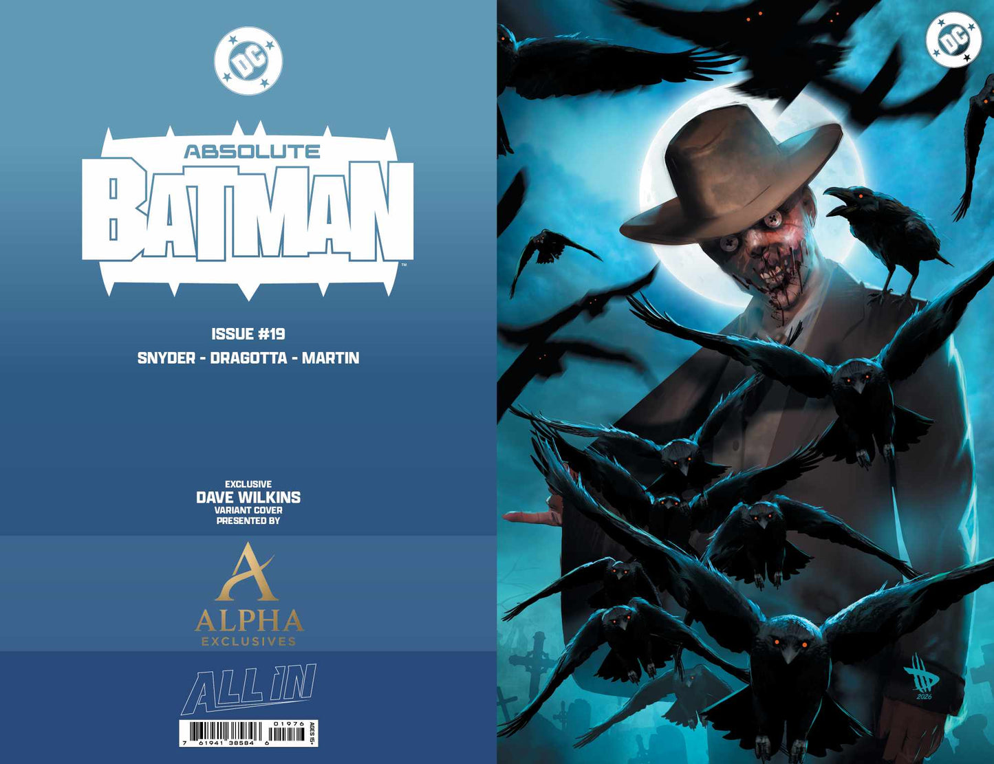 Absolute Batman #19 - (Wilkins Blue Virgin)