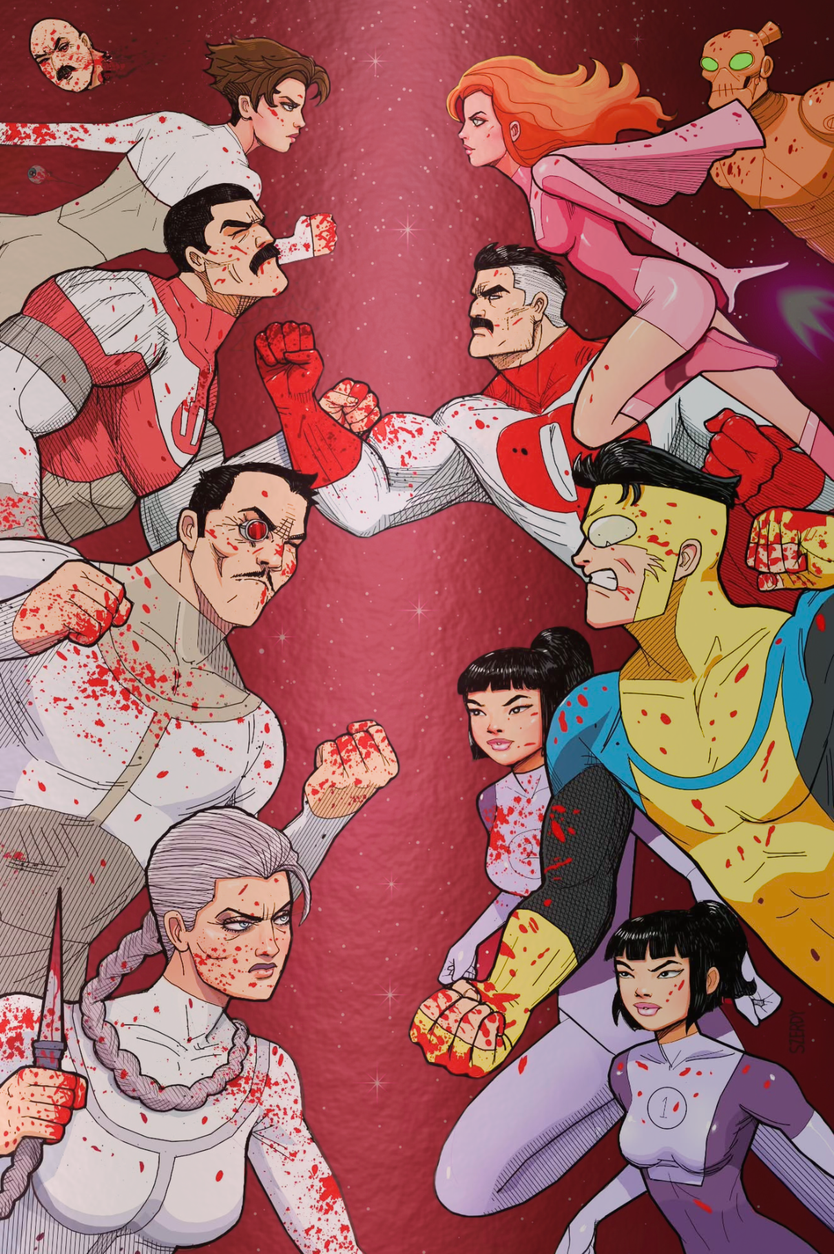 Invincible Returns #1 Facsimile Reprint Matte Foil (Szerdy)